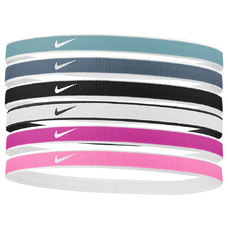 SWOOSH SPORT HEADBANDS 6 PK TIPPED