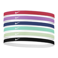 SWOOSH SPORT HEADBANDS 6 PK TIPPED