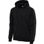 hmlPULSE PIPING ZIP HOODIE black