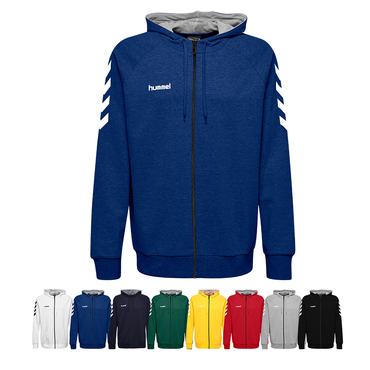 14er Set Go Cotton Zip Hoodie inkl. Ball und Druck