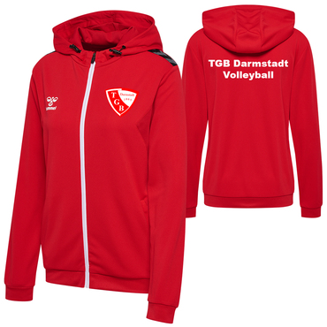 TGB Darmstadt Volleyball AUTHENTIC PL ZIP HOODIE WOMAN