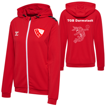 TGB Darmstadt Hase AUTHENTIC PL ZIP HOODIE WOMAN