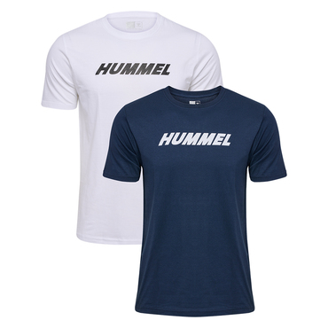 hmlELEMENTAL 2-PACK LOGO COTTON TEE