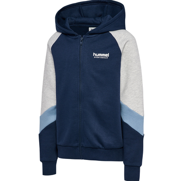 hmlJR LOOSE BLOCKED ZIP HOODIE