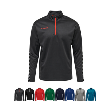 14ER SET AUTHENTIC HALF ZIP SWEATSHIRT HERREN INKL. BALL UND DRUCK