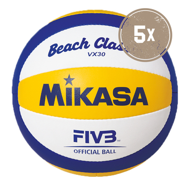 5ER BALLPAKET BEACHVOLLEYBALL BEACH CLASSIC VX30