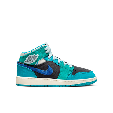 Nike Air Jordan 1 Mid Ss Gs Basketballschuhe grau gunstig kaufen weplayvolleyball