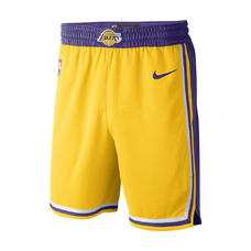 Los Angeles Lakers Icon Edition Men's Nike NBA Swingman Shorts-685414